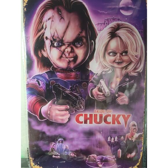 The Bride of Chucky Metal Tin Home Decor - Picture 2 of 2